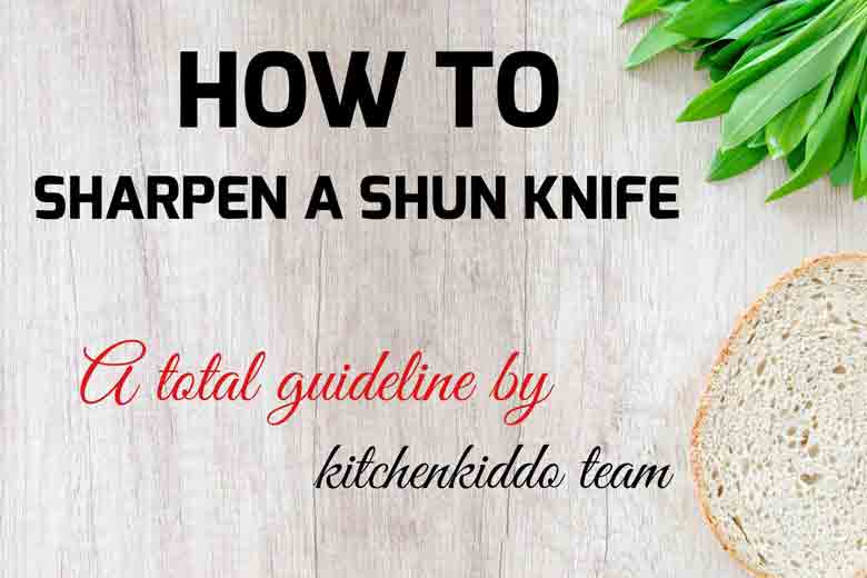 how to sharpen a shun knife