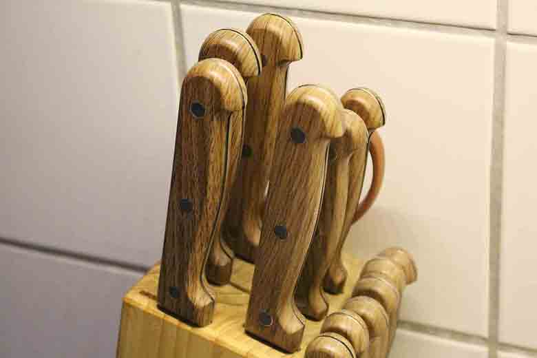 how to refinish kitchen knife handles